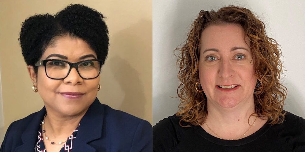 La Dre Yaa Amankwah, médecin à L’Hôpital d’Ottawa, et Lisa Manninen, ergothérapeute à L’Hôpital d’Ottawa.