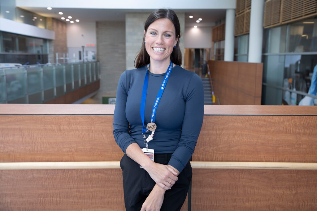 Advanced Practice Nurse Sarah Cleyn.