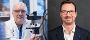 Dr. John Bell (left) and Stephen Beckta (right).