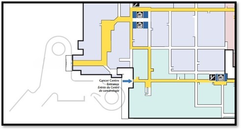 Cancer Centre entrance/exit