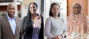 From left to right: Ajak Mabior Ajang, Christine Nwosu-McDuke, Jennifer Oraka and Kudirat Salam-Alada