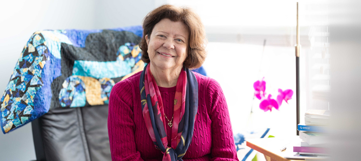 A portrait of Monica Elaine Campbell smiling